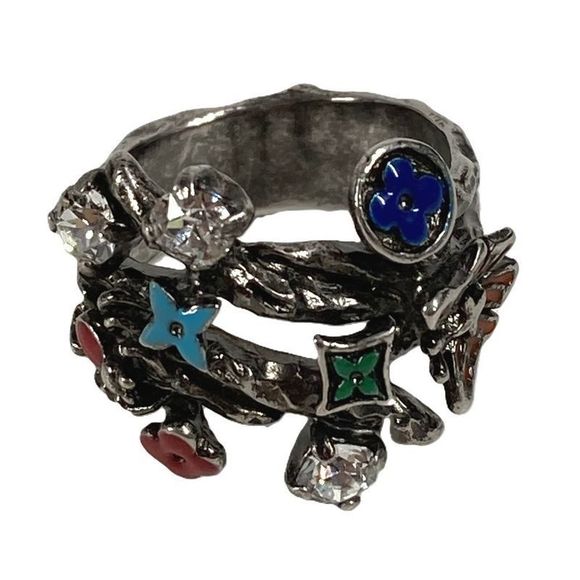Louis Vuitton Ring - Burg LV Fairytale Mp2451 Metal Silver